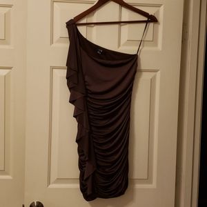 One Shoulder Evening Dress by XXI